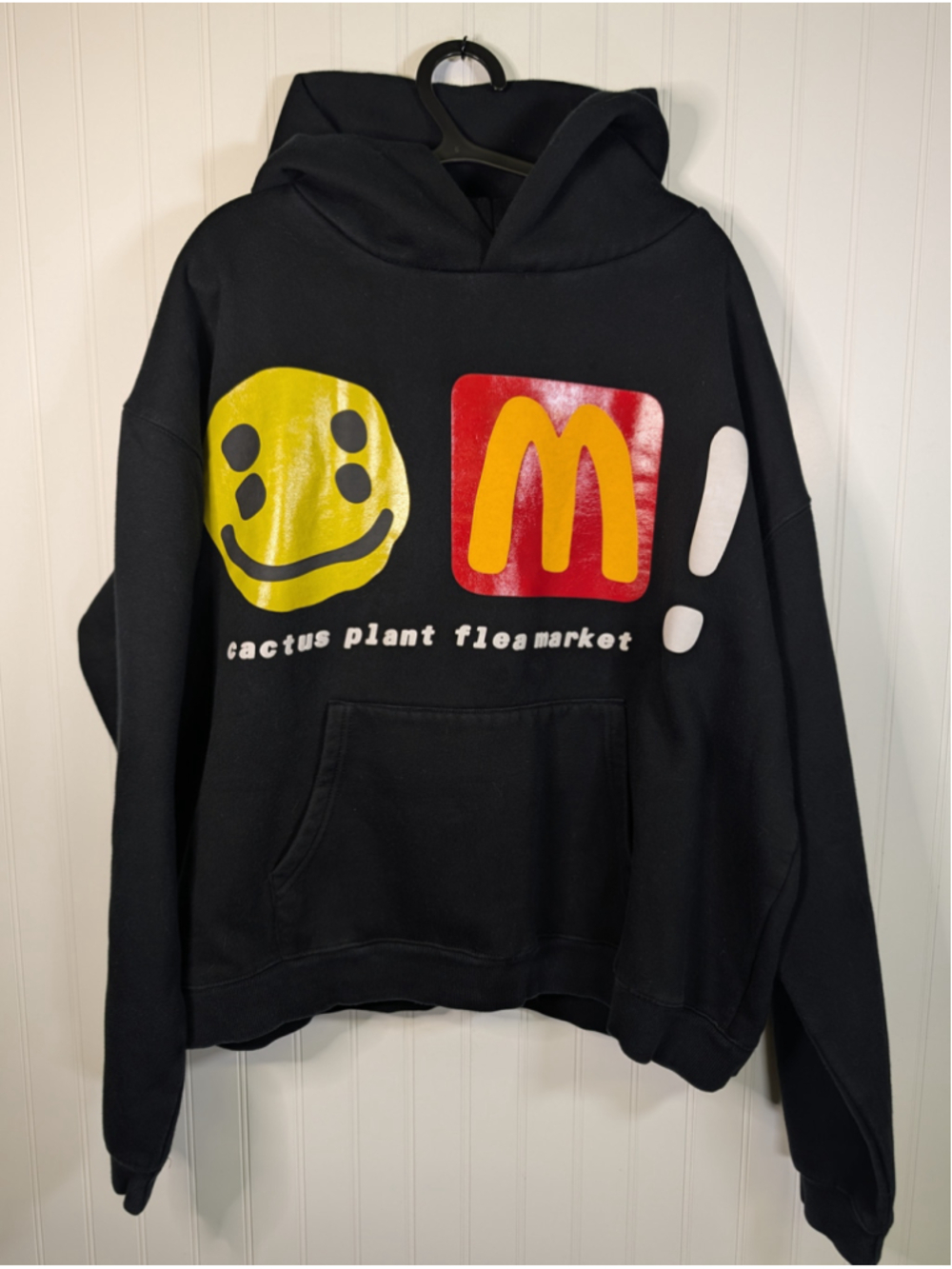 Cactus Plant Flea Market CPFM x McDonald's Icons Hoodie Black Size L Large 2022